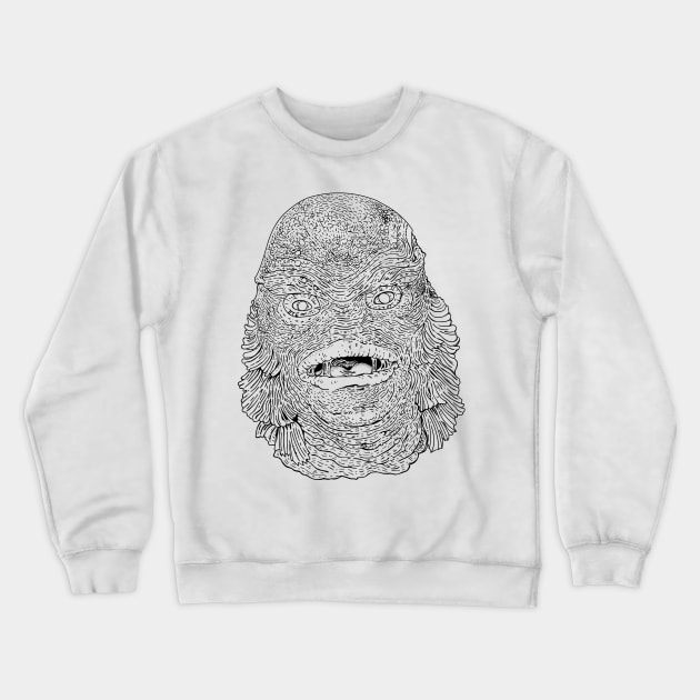 CREATURE FROM THE BLACK LAGOON Crewneck Sweatshirt by TheCosmicTradingPost